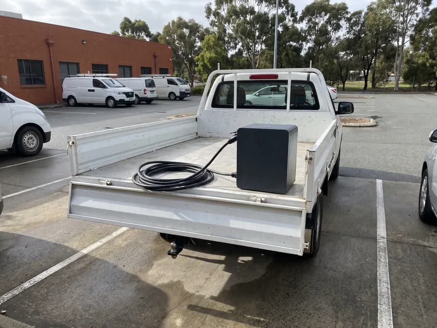 Commercial EV charging at a workplace site in Perth